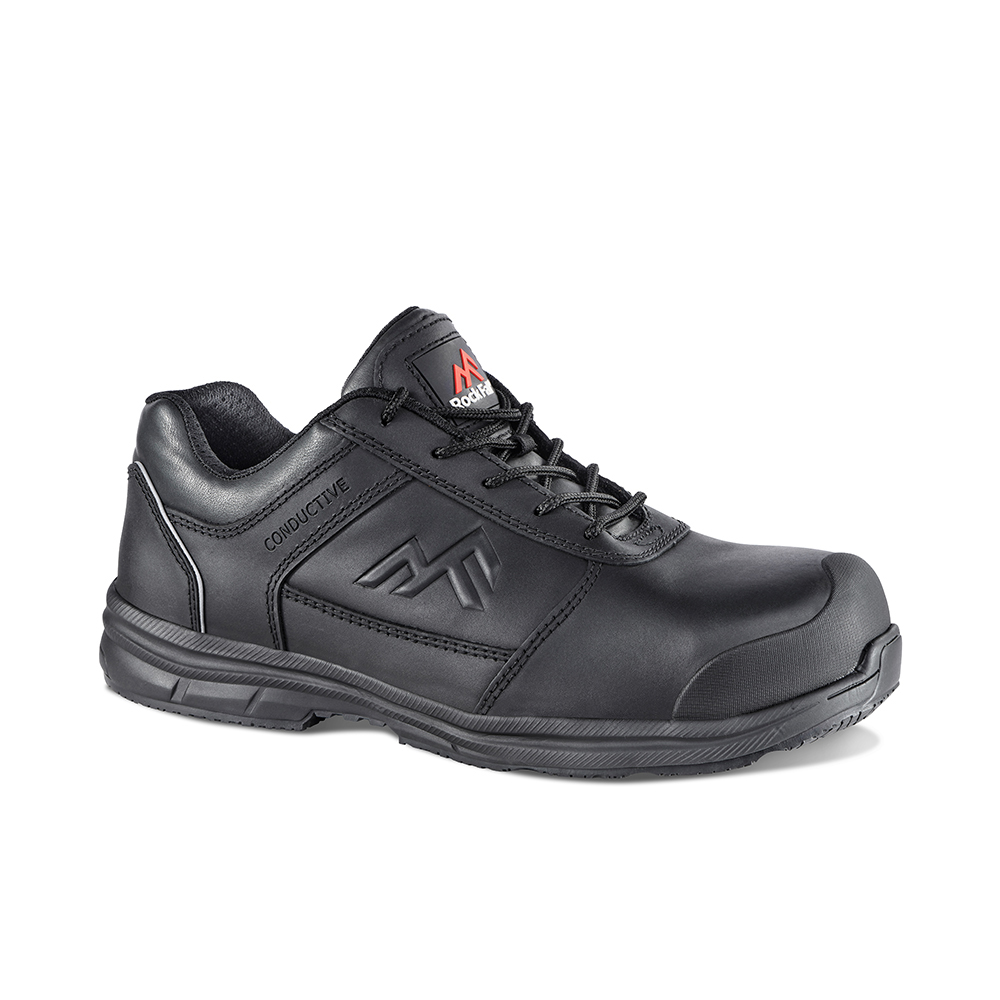 Rockfall Zinc Unisex Black Non Metallic Safety Shoes, UK 8, EU 42