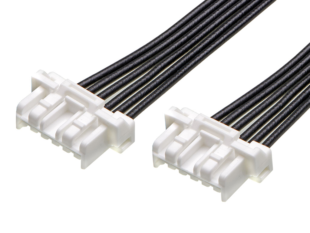 Molex 6 Way Male CLIK-Mate to 6 Way Male CLIK-Mate Wire to Board Cable, 300mm