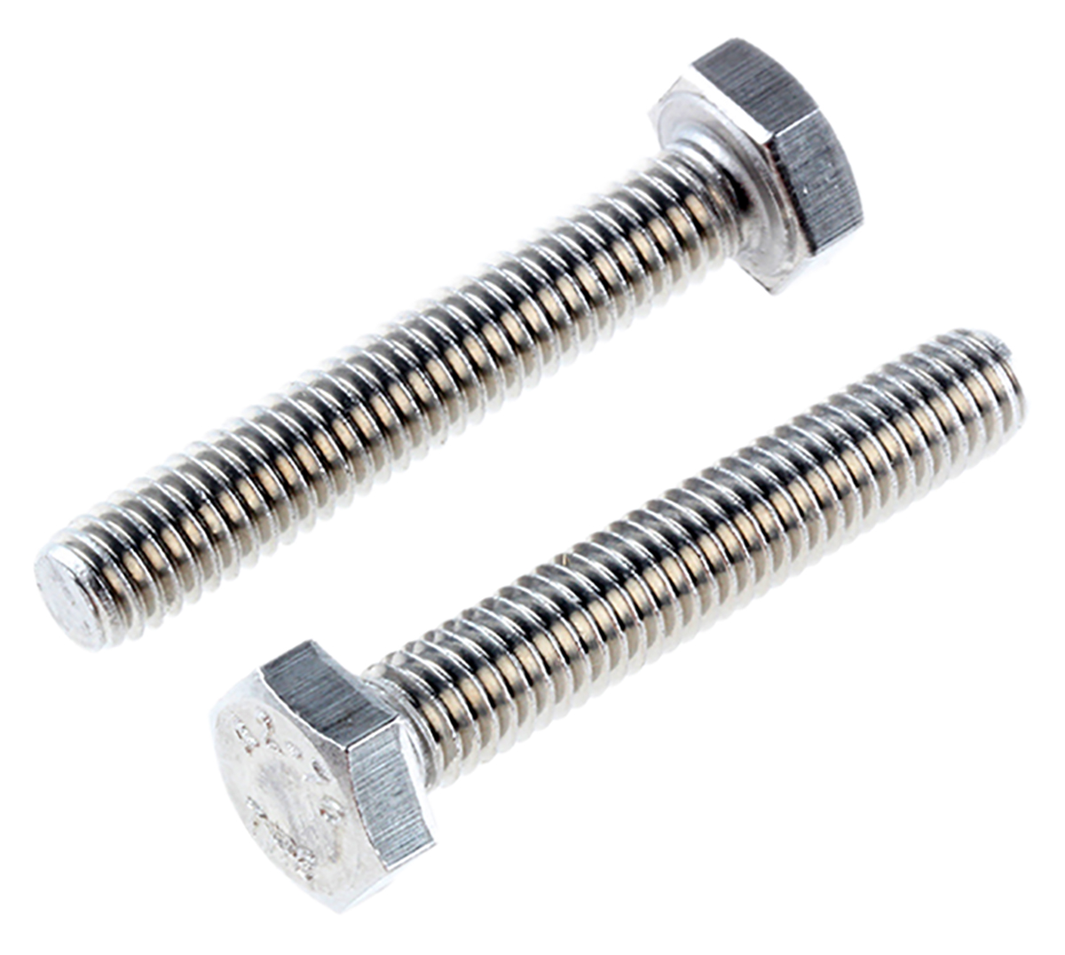 RS PRO Stainless Steel, Hex Bolt, M6 x 35mm