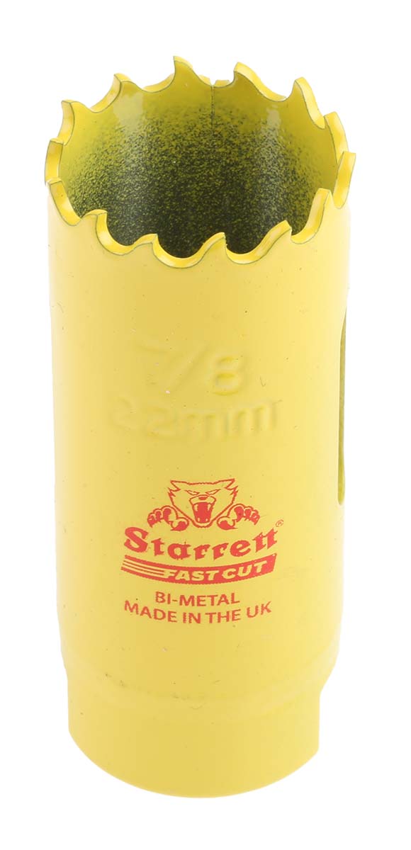 Starrett HSS 22mm Hole Saw