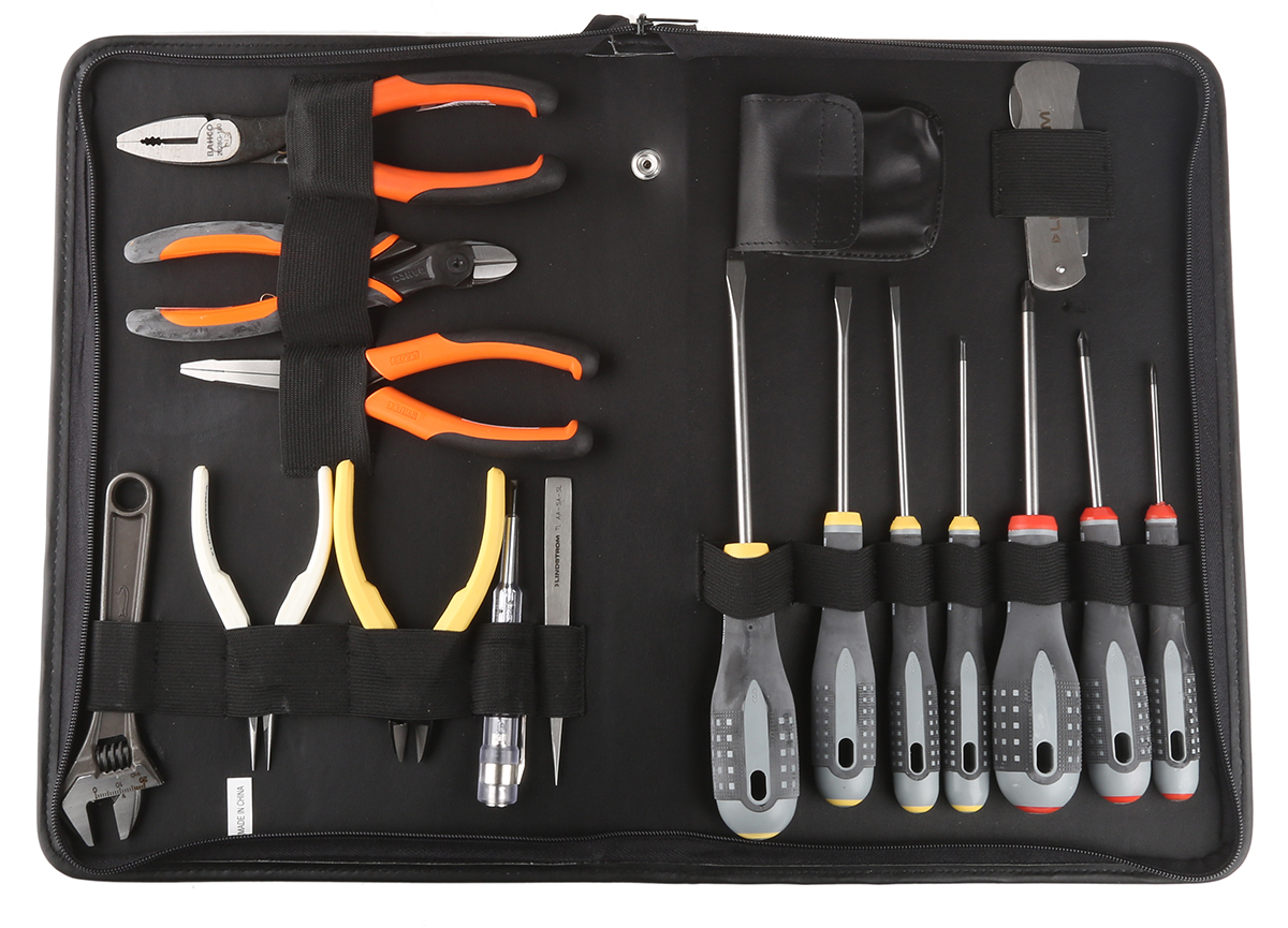 Bahco 1 Piece Assortment Tool Kit with Zipper wallet