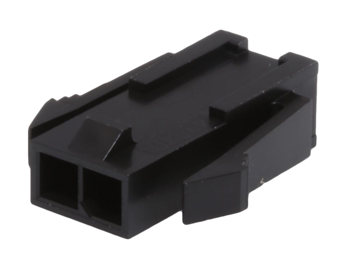 Molex, Micro-Fit Male Crimp Connector Housing, 3mm Pitch, 2 Way, 2 Row