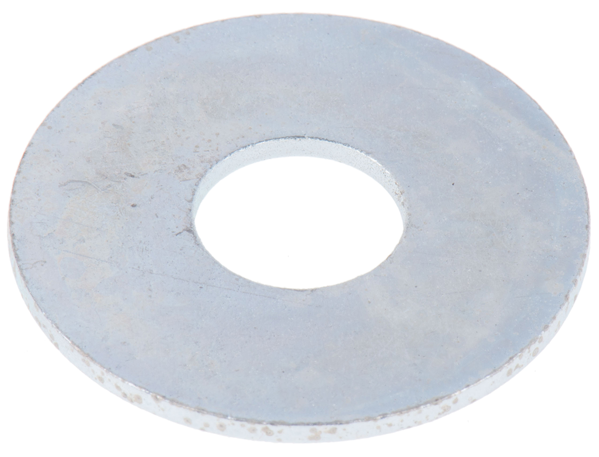 RS PRO Bright Zinc Plated Steel Mudguard Washers, M10