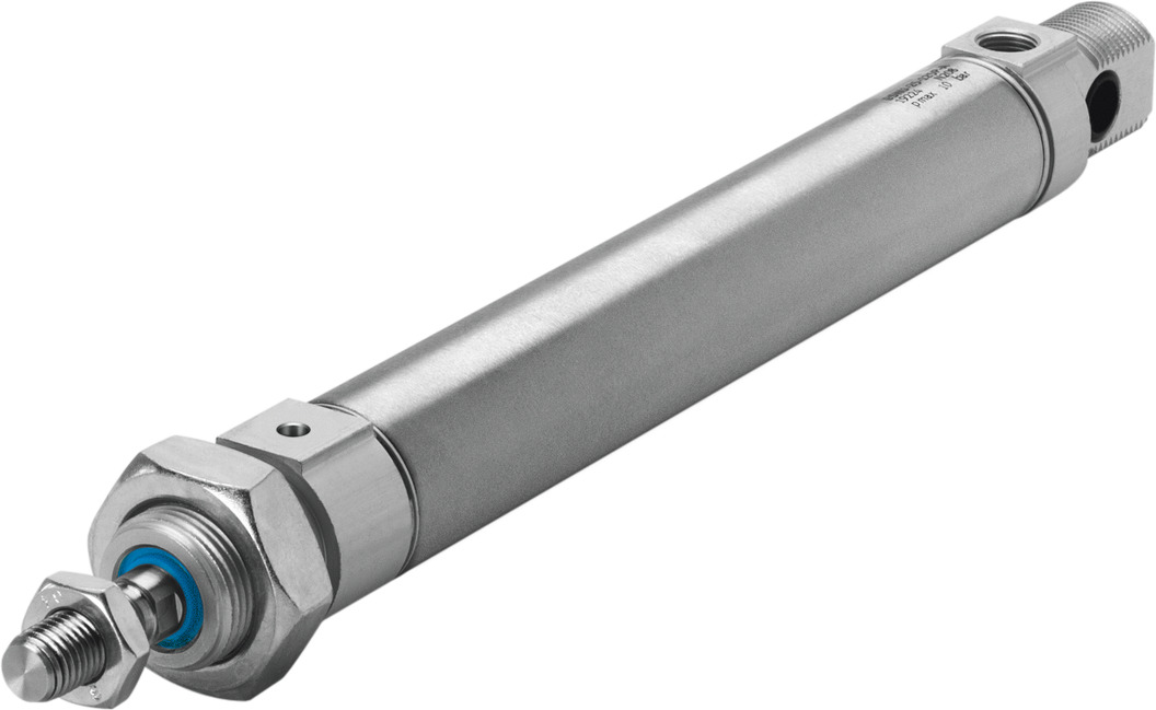 Festo 25 mm Pneumatic Piston Rod Cylinder - 19270 ESNU Series, Single Acting Acting