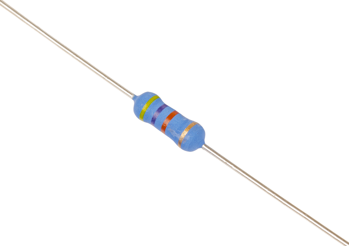 TE Connectivity 47kΩ Metal Oxide Resistor 1W ±5% ROX1SJ47K