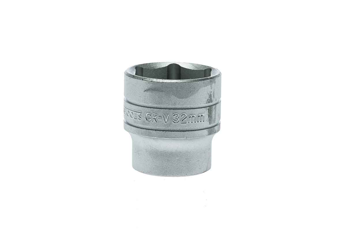 Teng Tools 1/2 in Drive 32mm Standard Socket, 6 point, 43 mm Overall Length