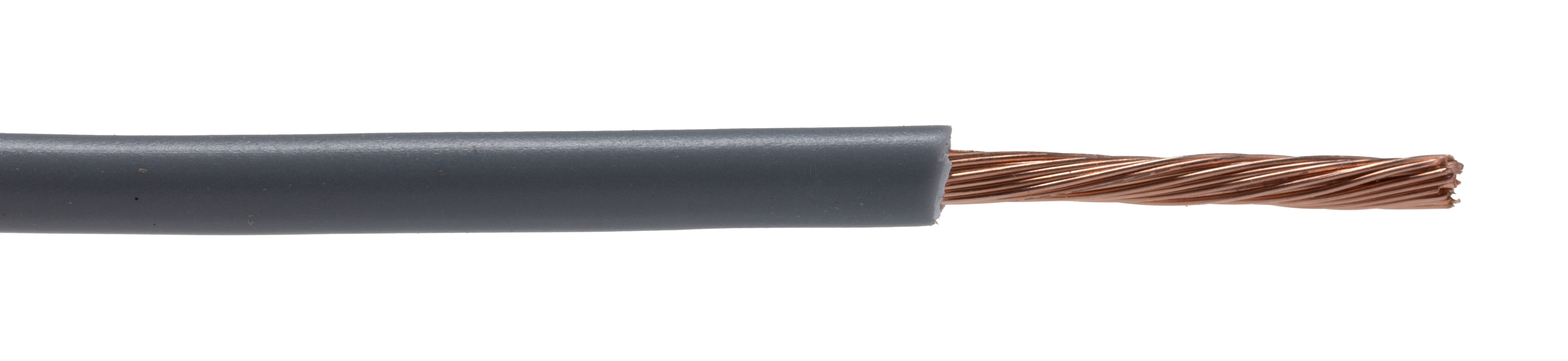 RS PRO Grey 1mm² Hook Up Wire, 18AWG, 32/0.2mm, 100m, PVC Insulation