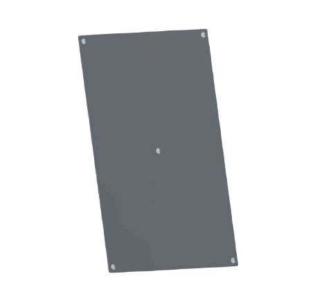 HellermannTyton PBM Series Metal Mounting Plate, 262 x 198 x 2mm