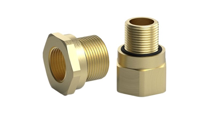 Peppers Cable Gland Adaptor, Brass, AR Series