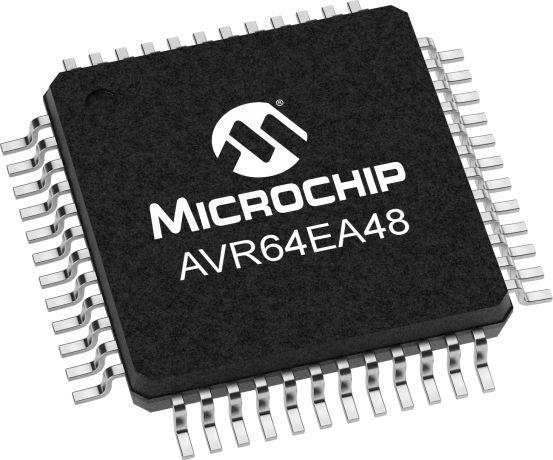 Microchip AVR64EA48-I/PT, 8 bit 8 Bit MCU, AVR DD Microcontroller, 20 MHz, 64kB FLASH, EEPROM, 48-Pin TQFP