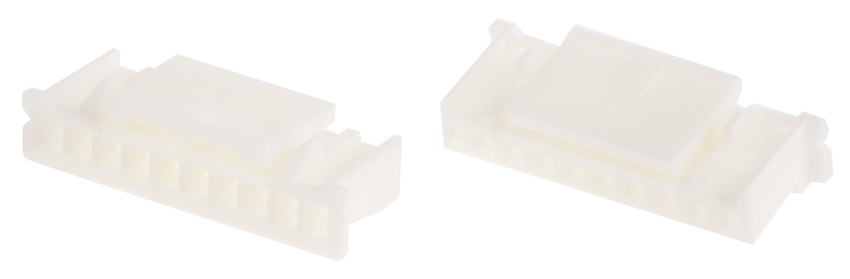 JST, PA Female Connector Housing, 2mm Pitch, 10 Way, 1 Row