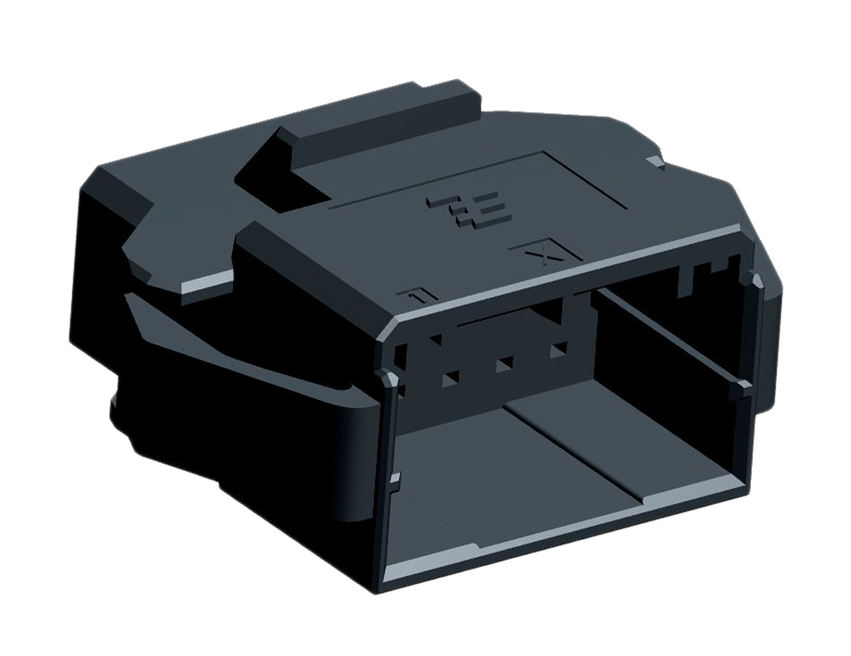 TE Connectivity, Dynamic 1000 Male Connector Housing, 2.5mm Pitch, 12 Way, 2 Row