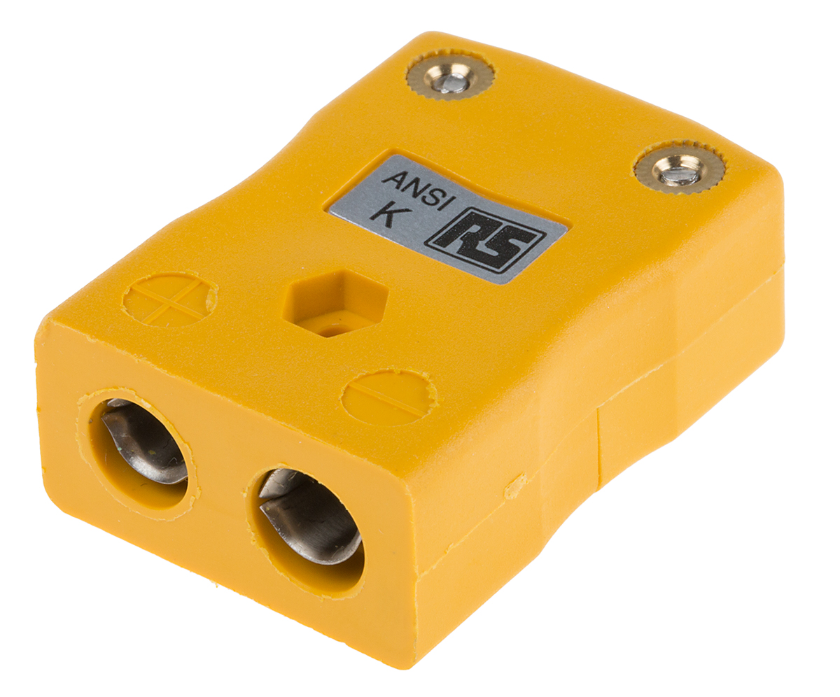 RS PRO Standard Thermocouple Connector for Use with Type K Thermocouple, 6mm Probe, ANSI, RoHS Compliant Standard