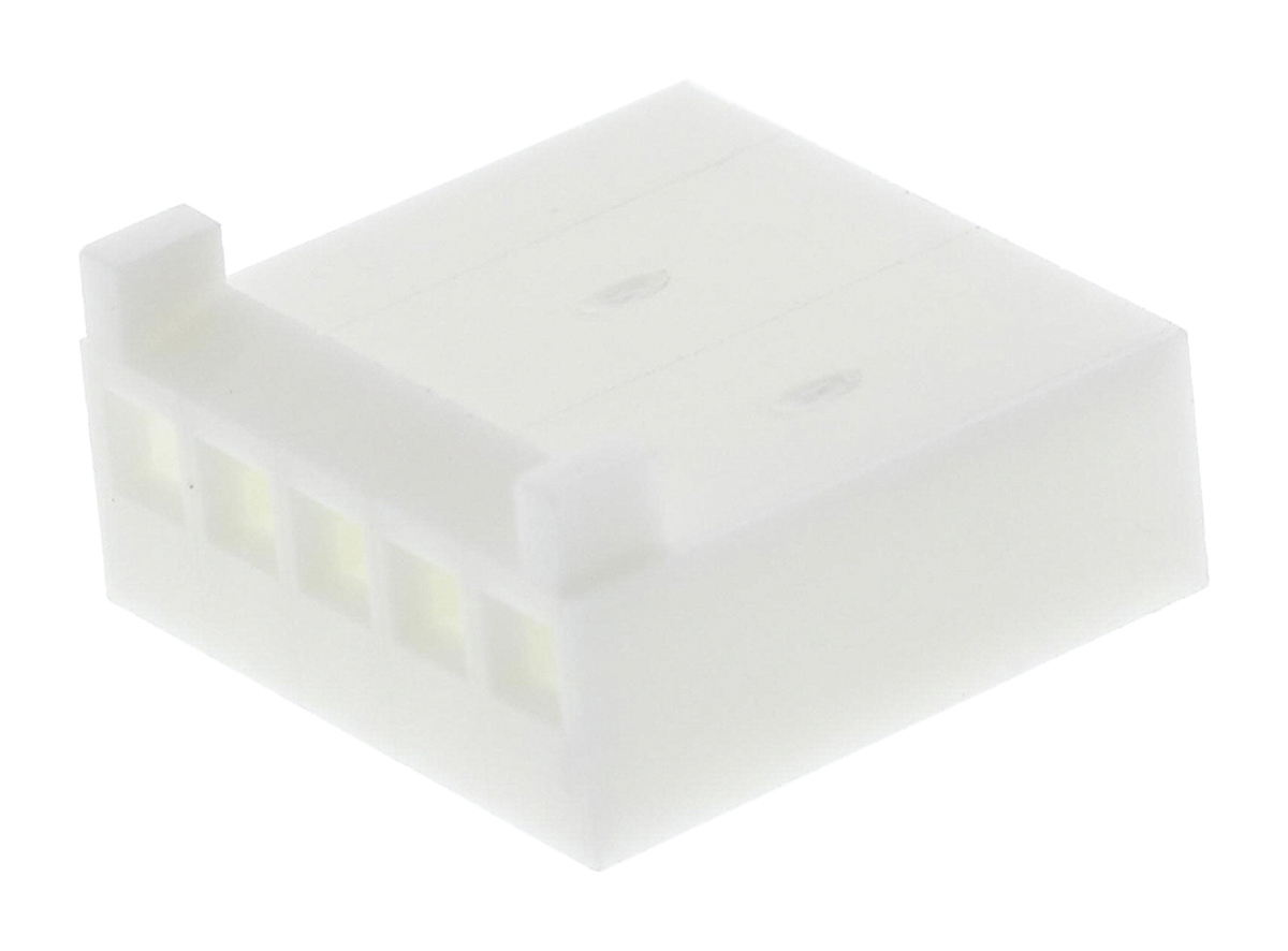 Molex, KK 254 Female Crimp Connector Housing, 2.5mm Pitch, 5 Way, 1 Row
