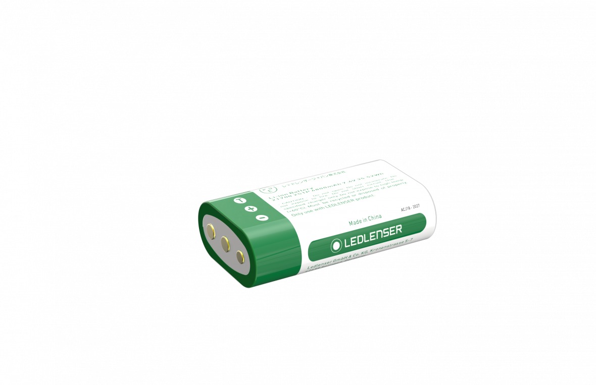 LEDLENSER 7.4V Lithium-Ion Rechargeable Battery Pack, 4.8Ah - Pack of 1