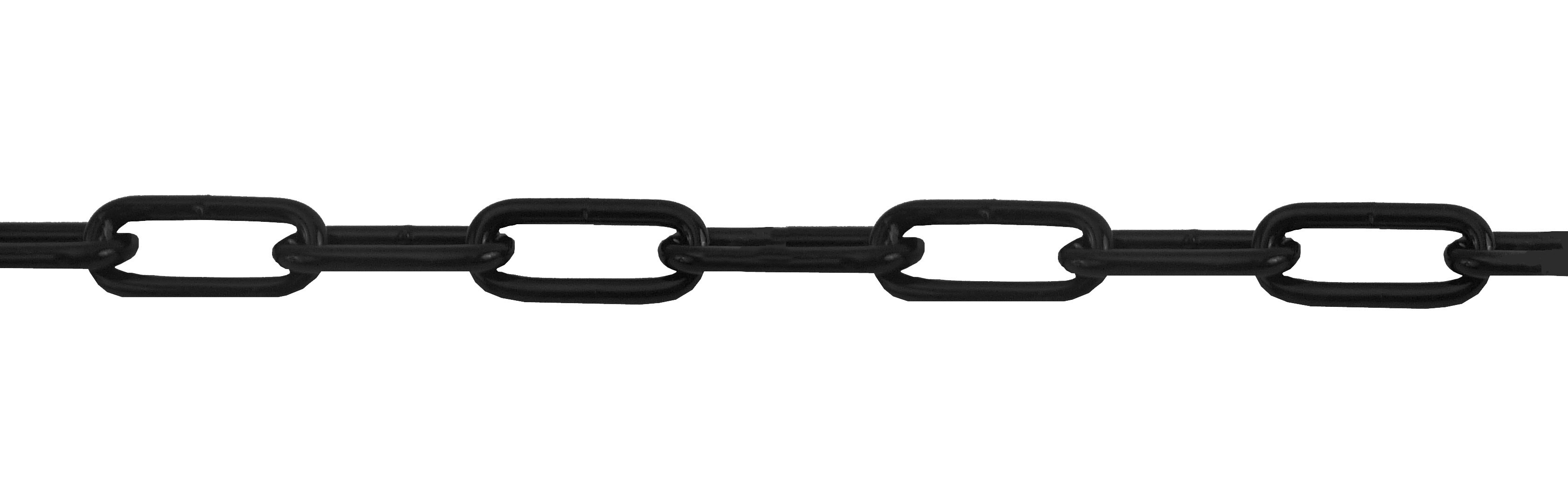 RS PRO Black Steel Chain Barrier