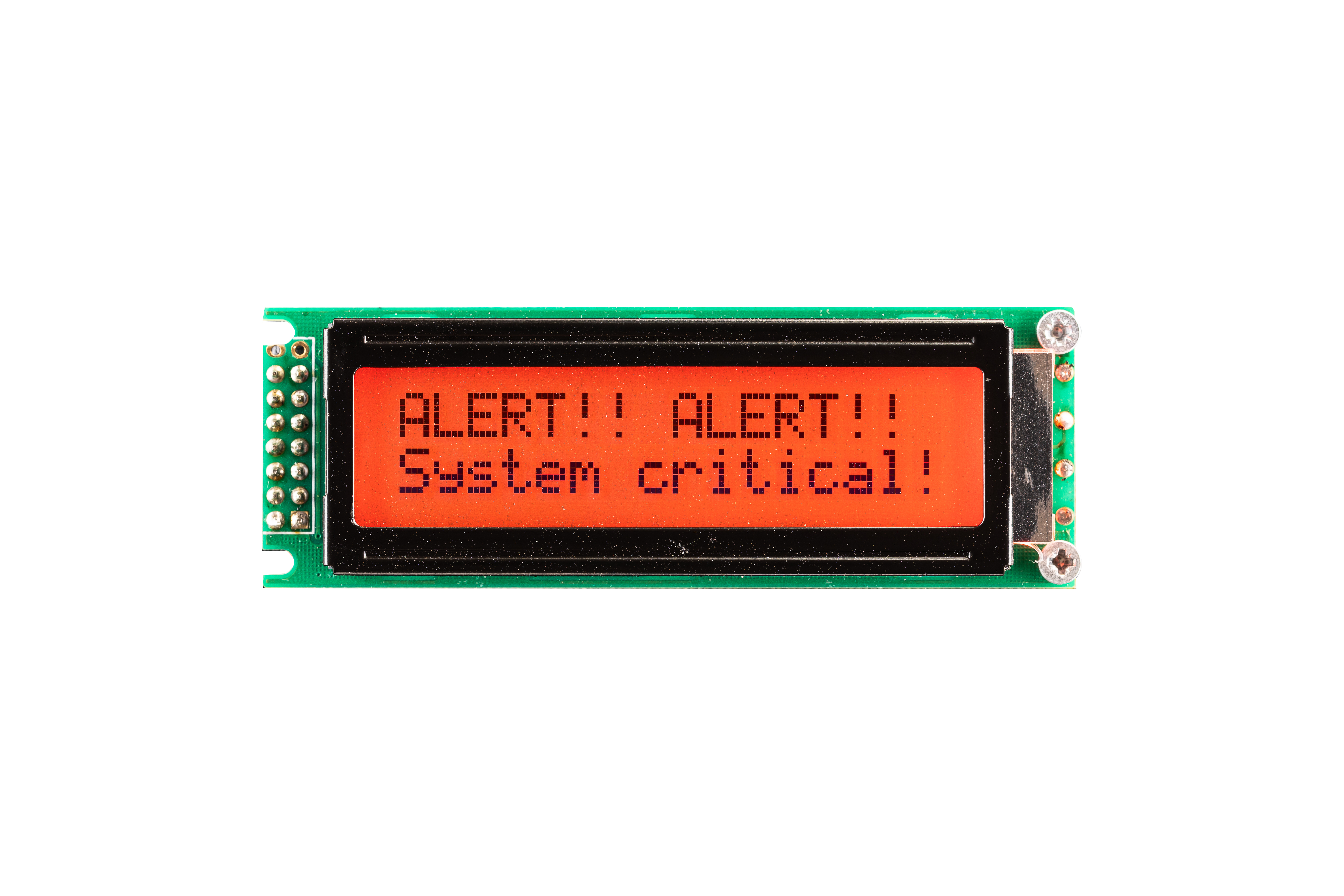 Midas MD21605D6W-FPTLRGB Alphanumeric LCD Display, 2 Rows by 16 Characters