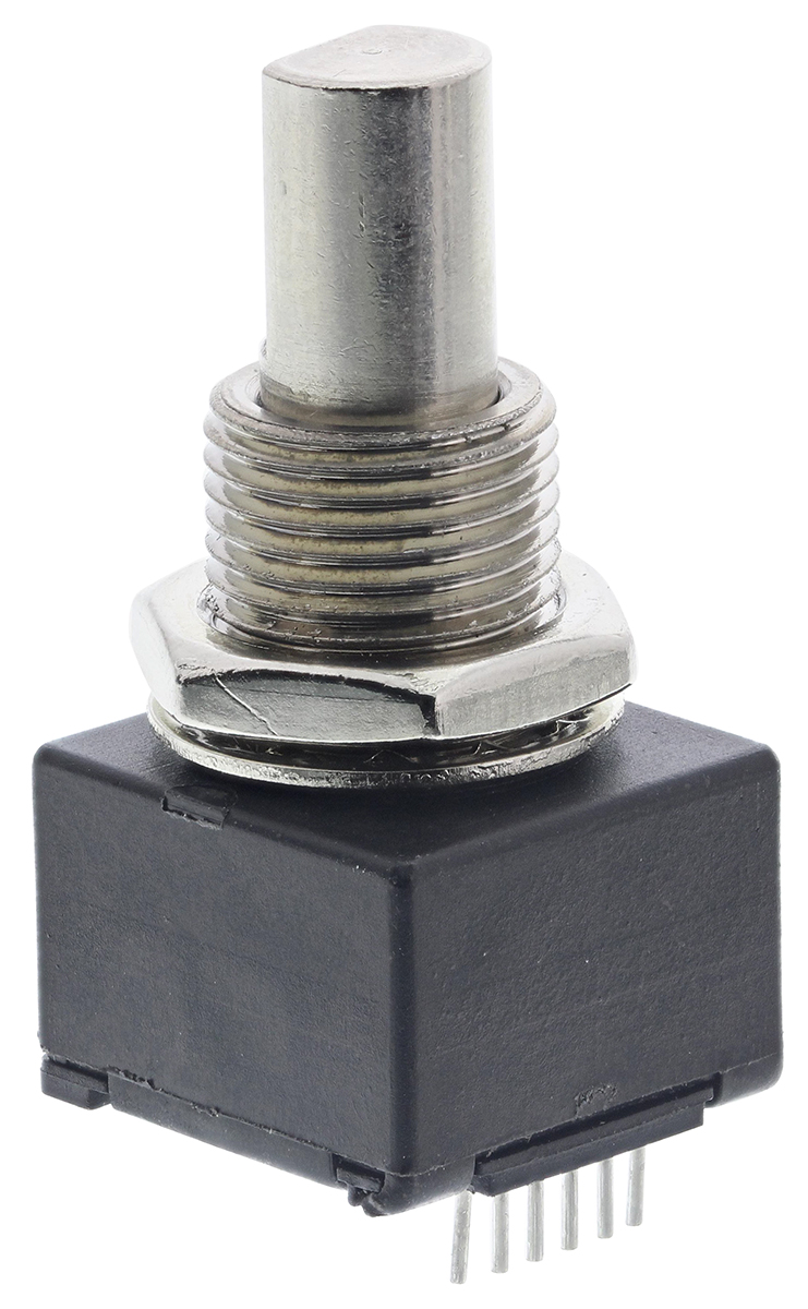 Bourns EM14 Series Optical Incremental Encoder, 8 ppr, Quadrature Signal, Solid Type, 1/4in Shaft