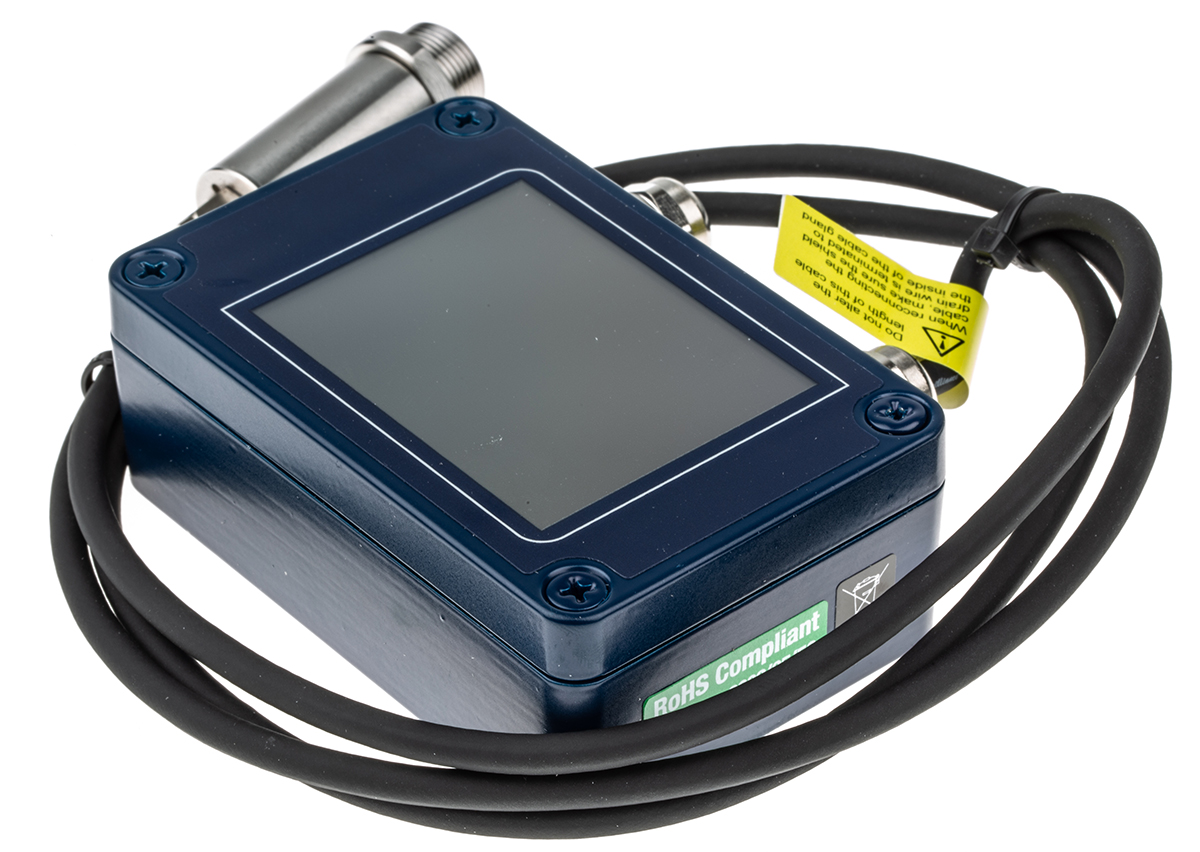 Calex CIRSPMMA151CTCRTMSD mA Output Signal Touch Screen Display  IR Temperature Sensor, 1m Cable, -20°C to +1000°C