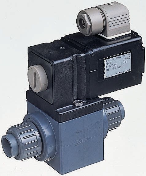 Burkert Solenoid Valve 052624, 2 Port, NC, 110 V ac