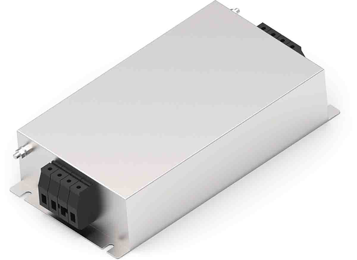 TE Connectivity, KEV 16A 520 V ac 50/60Hz, Chassis Mount EMI Filter, Terminal Block 3 Phase