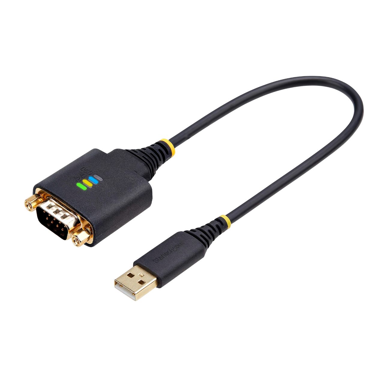 StarTech.com USB 2.0 USB A Male to D-sub 9-Pin Male Male USB Serial Cable Adapter