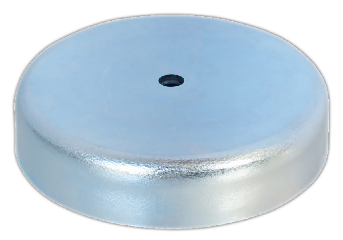 Eclipse Pot Magnet 50mm Hole Ferrite, 18kg Pull