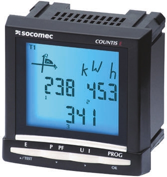 Socomec 3 Phase LCD Energy Meter