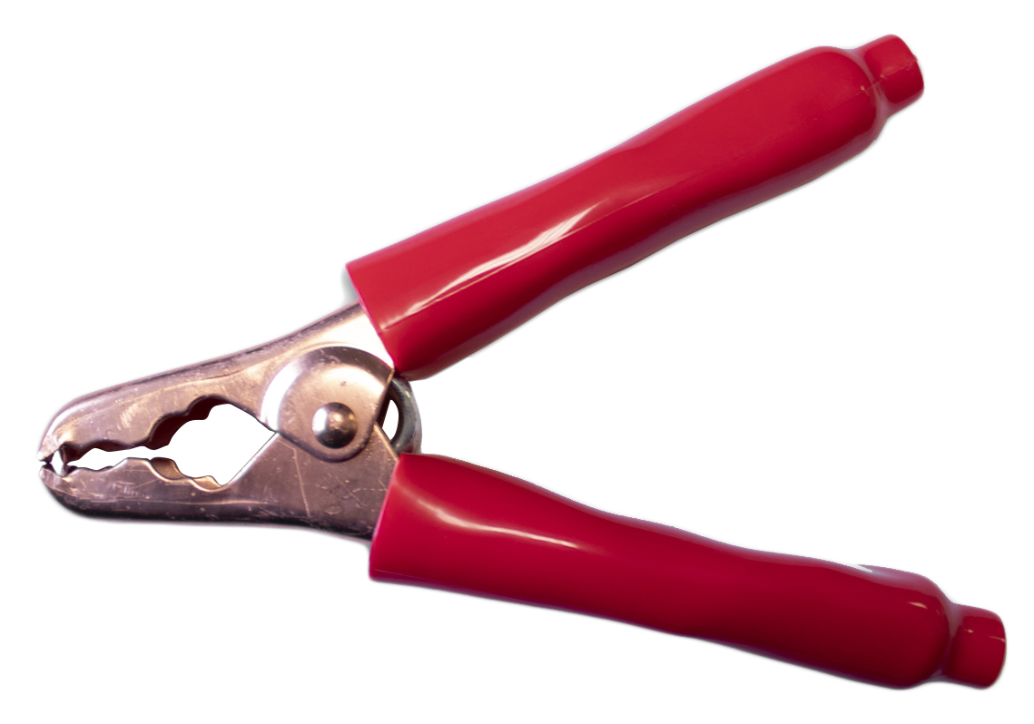 Mueller Electric Crocodile Clip, 400A, Red
