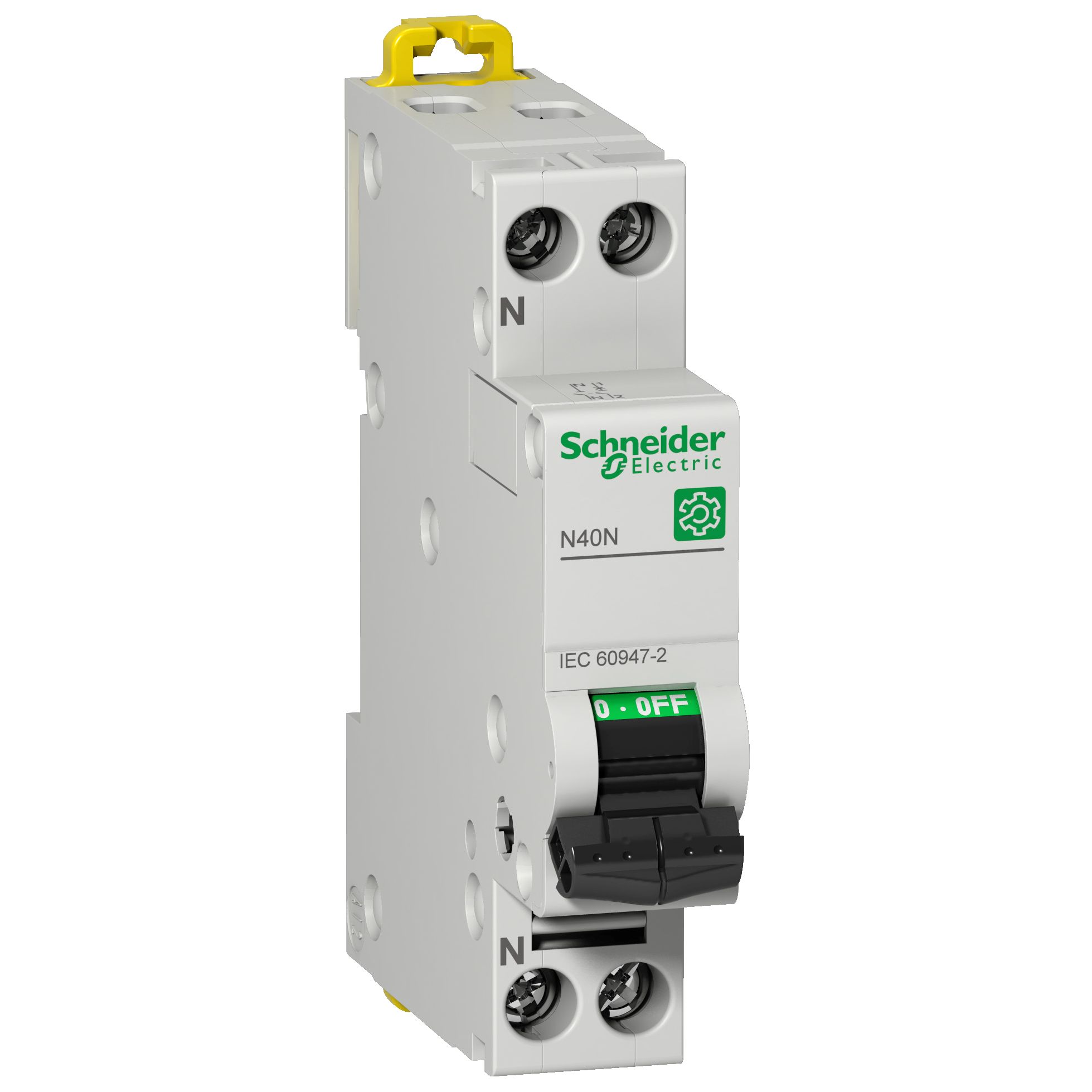 Schneider Electric Multi 9 N40N MCB, 1P, 6A Curve C, 10 kA Breaking Capacity