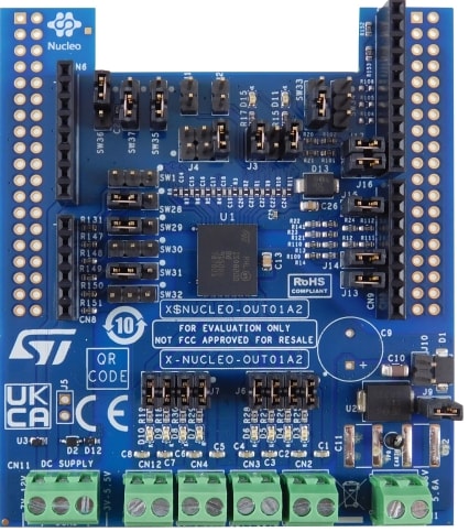 STMicroelectronics ST Industrial Digital Output Expansion Board Arduino UNO R3 Expansion Board X-NUCLEO-OUT01A2