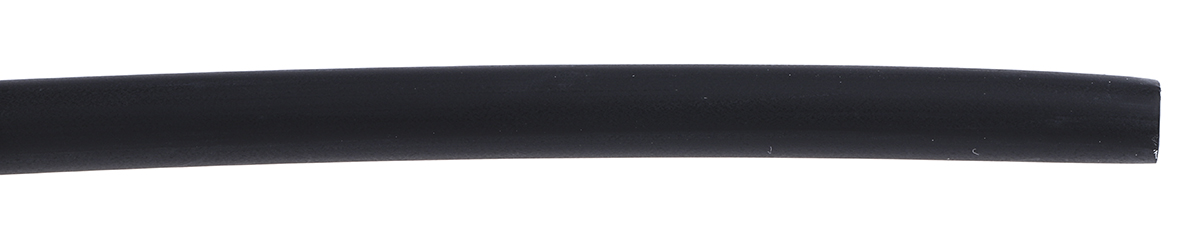 RS PRO Adhesive Lined Halogen Free Heat Shrink Tubing, Black 6.4mm Sleeve Dia. x 1.2m Length 3:1 Ratio