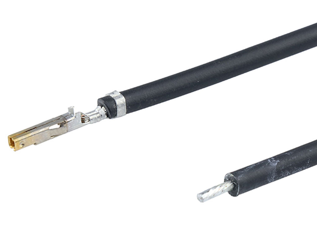 Molex Female Mini-Fit to Pigtail Pre-Crimped Lead, 300mm, 18AWG, Black