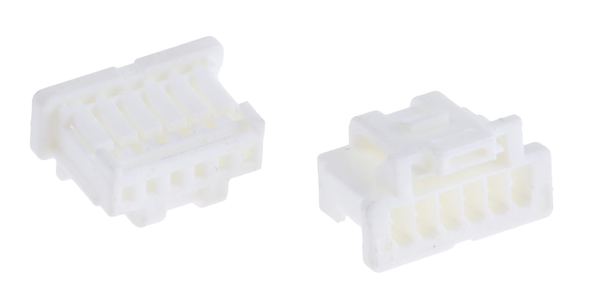 Molex, Pico-Clasp Female Connector Housing, 1mm Pitch, 6 Way, 1 Row