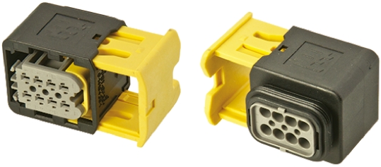 TE Connectivity, HDSCS Automotive Connector Socket Black 8 Way 2-1418479-1