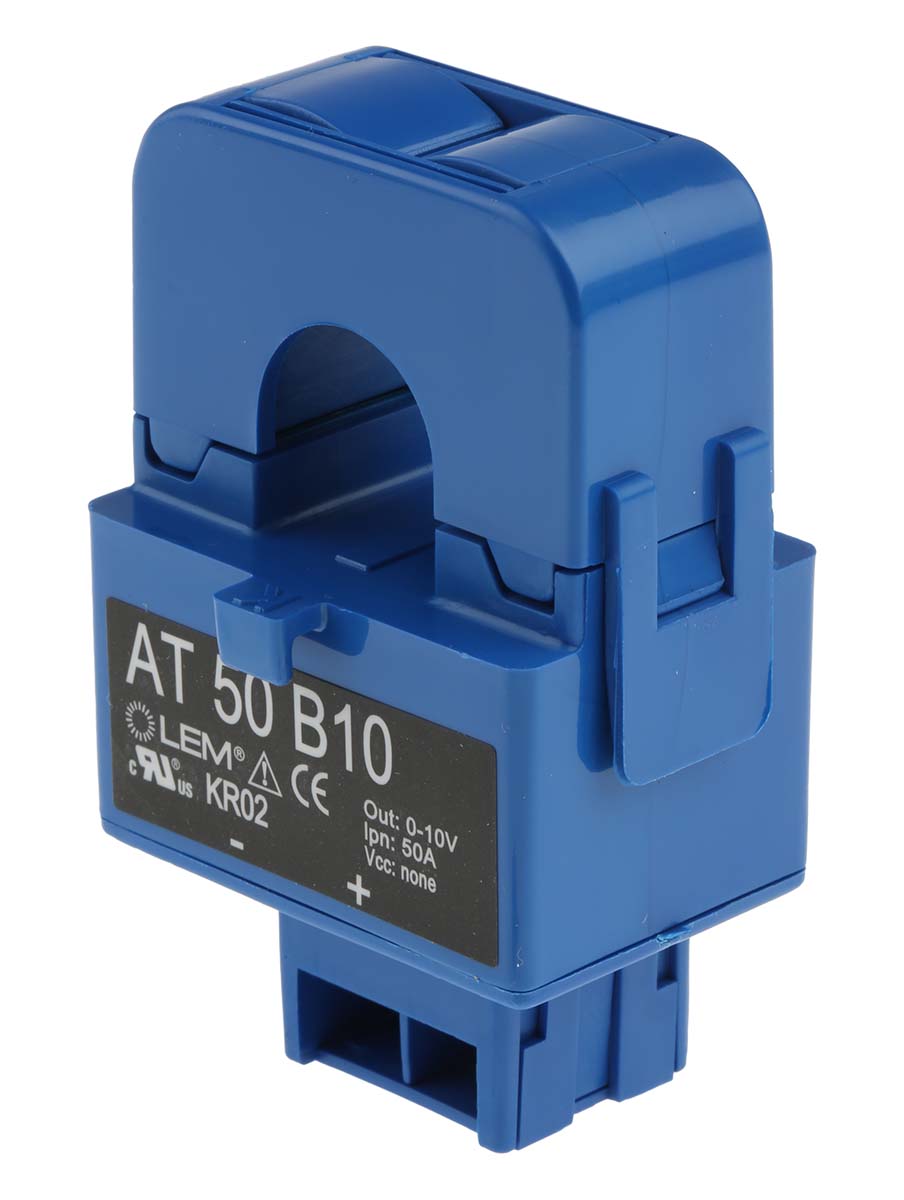LEM AT Series Current Transformer, 50A Input, 50:1, 16mm Bore