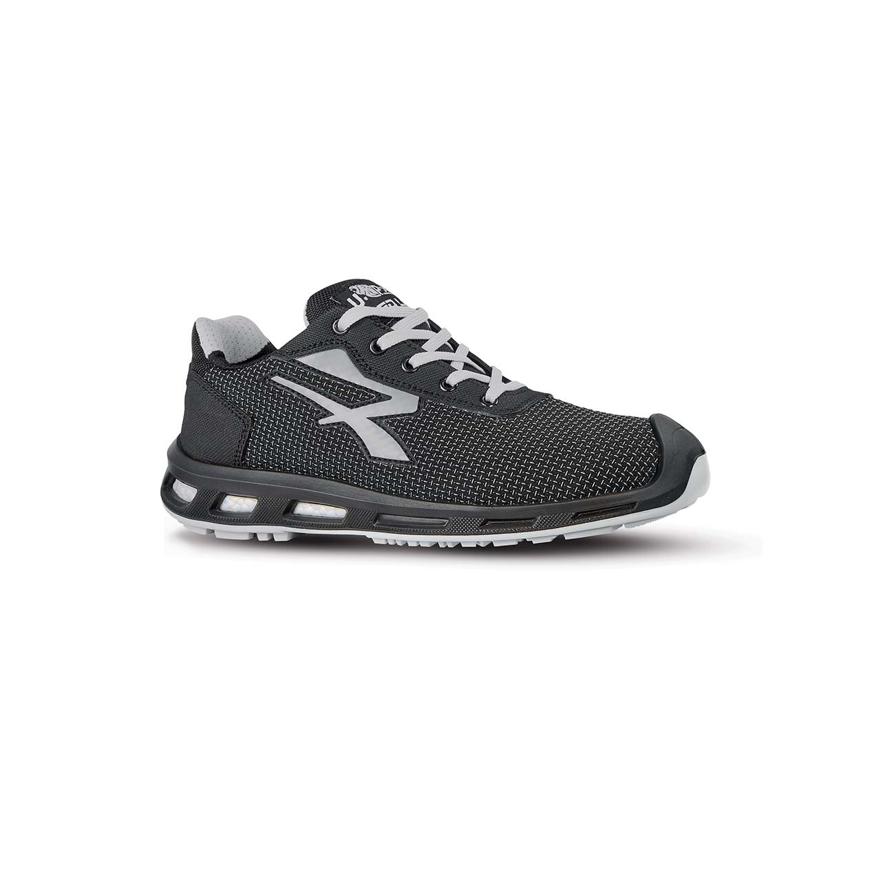 UPower RAPTOR Unisex Black, Grey Composite Toe Capped Safety Shoes, UK 7, EU 41