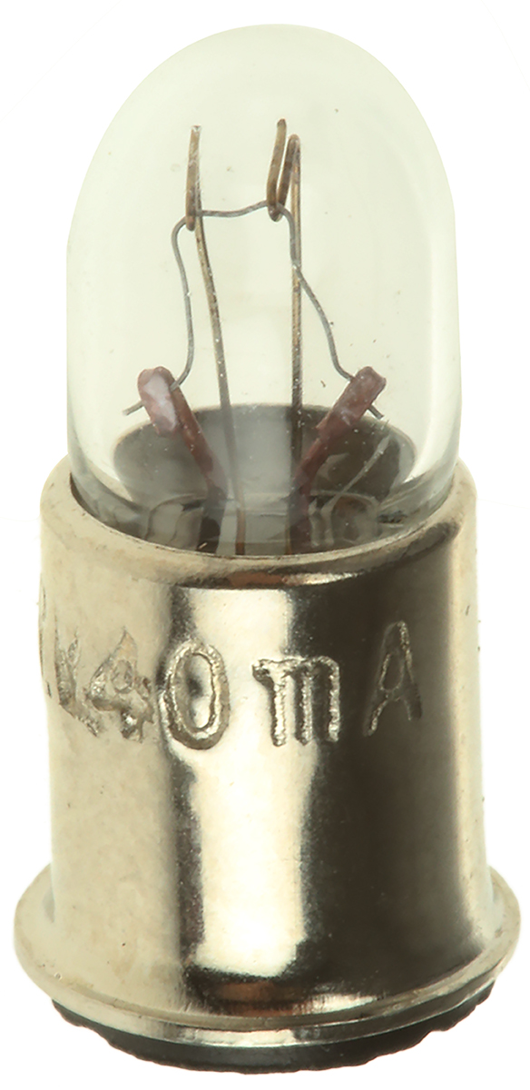 RS PRO Midget Flange Indicator Light, Clear, 28 V, 40 mA, 4000h