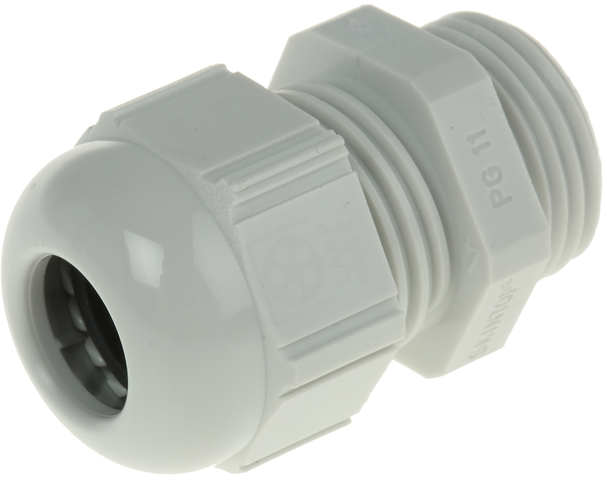 Lapp SKINTOP Series Grey Polyamide Cable Gland, PG11 Thread, 4mm min., 10mm max., IP68