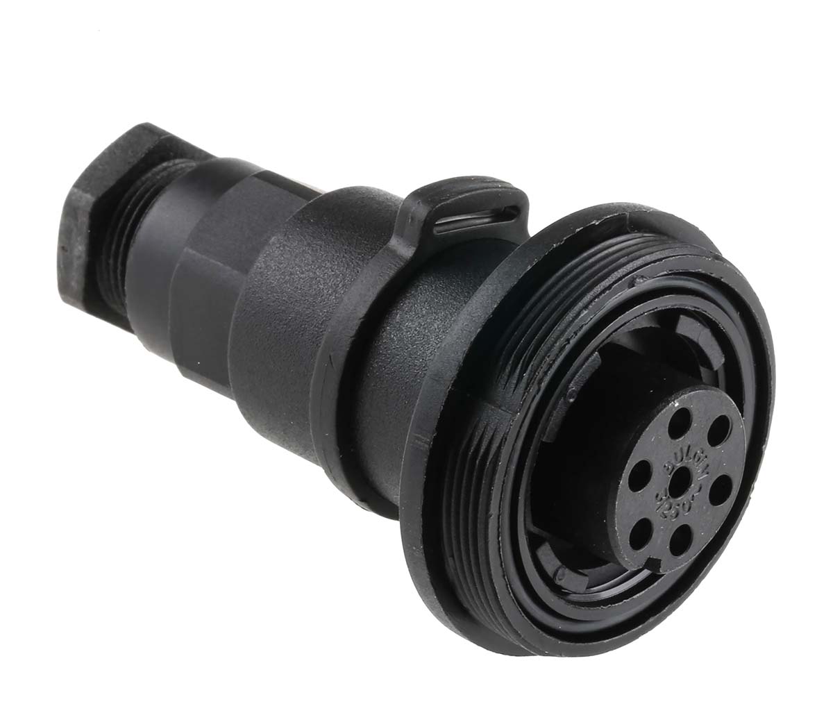 Bulgin Circular Connector, 7 Contacts, In-Line, Standard Connector, Socket, Female, IP68, Standard Buccaneer Series
