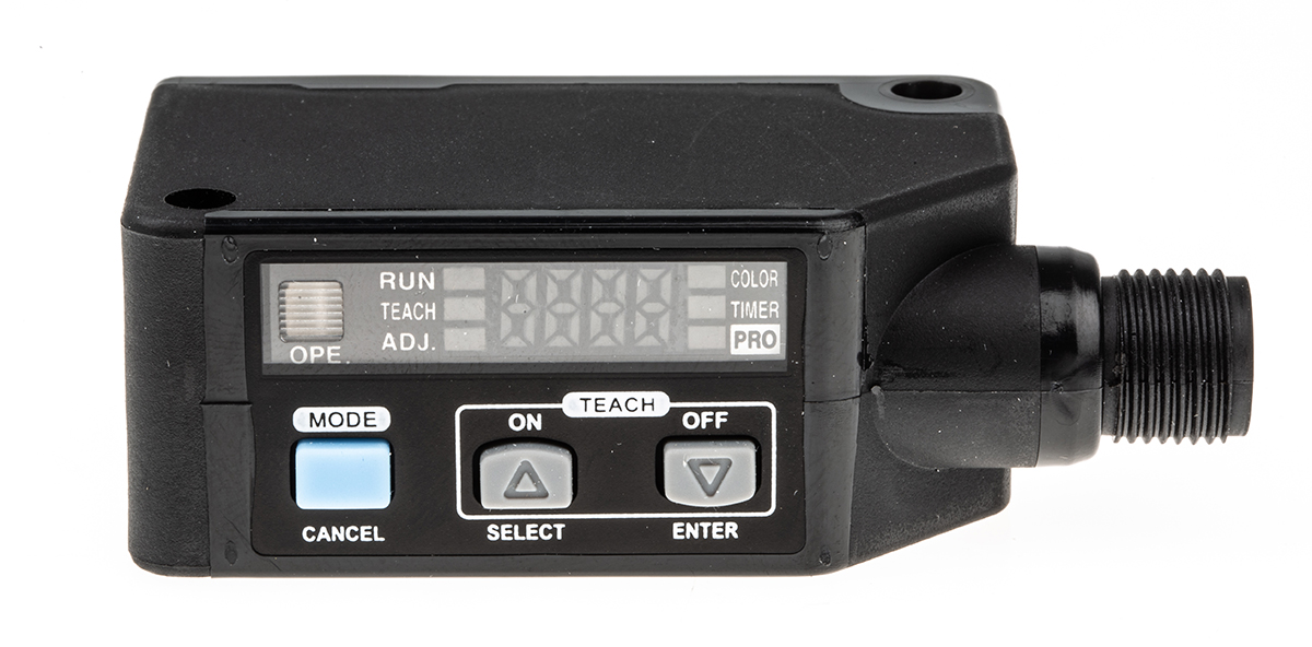 Panasonic 750 mA Cable Colour/Contrast Sensor, 12 → 24 V dc