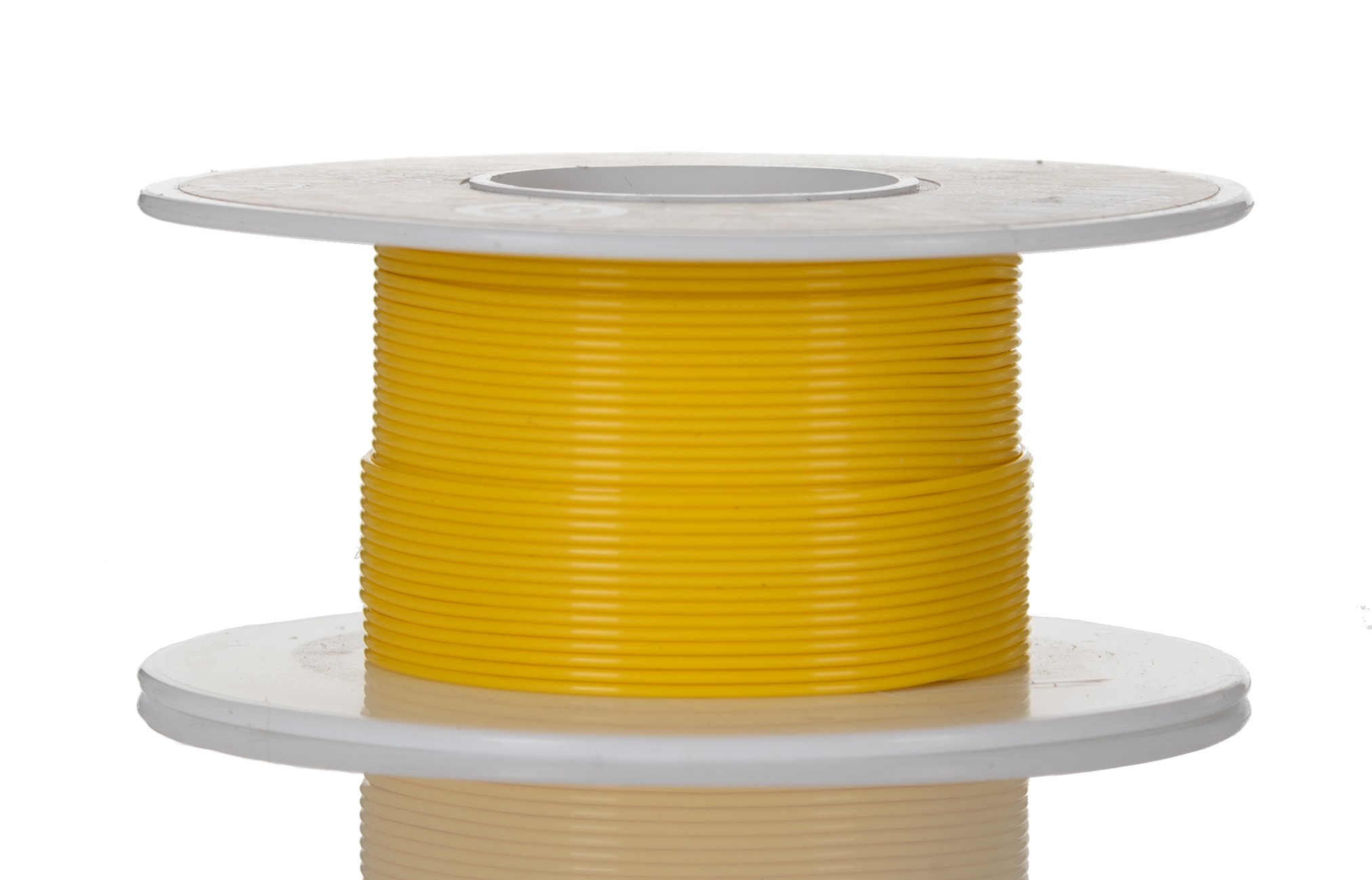 Alpha Wire Hook-up Wire TEFLON Series Yellow 0.09 mm² PTFE Equipment Wire, 28 AWG, 7/0.13 mm, 30m, PTFE Insulation,
