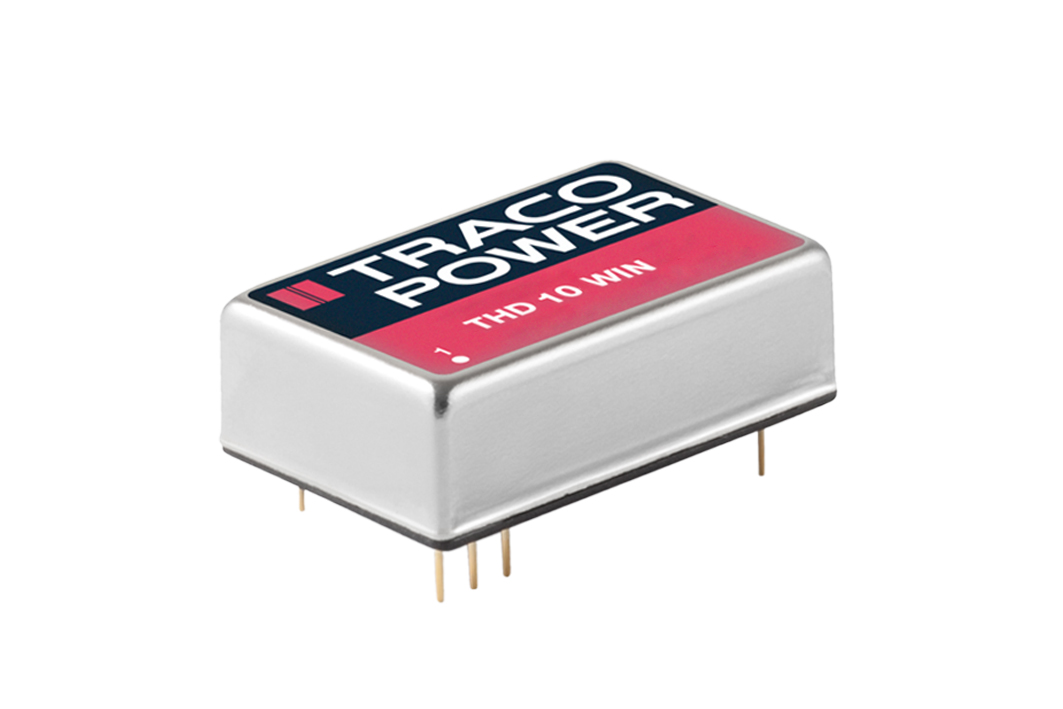 TRACOPOWER THD 10WIN DC-DC Converter, 15V dc/ 666mA Output, 9 → 36 V dc Input, 10W, Through Hole, +85°C Max Temp