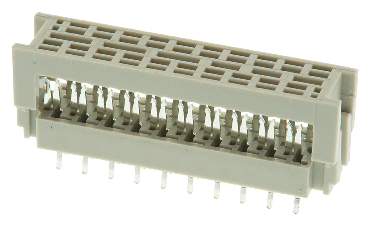 TE Connectivity 20-Way IDC Connector Plug for  Through Hole Mount, 2-Row