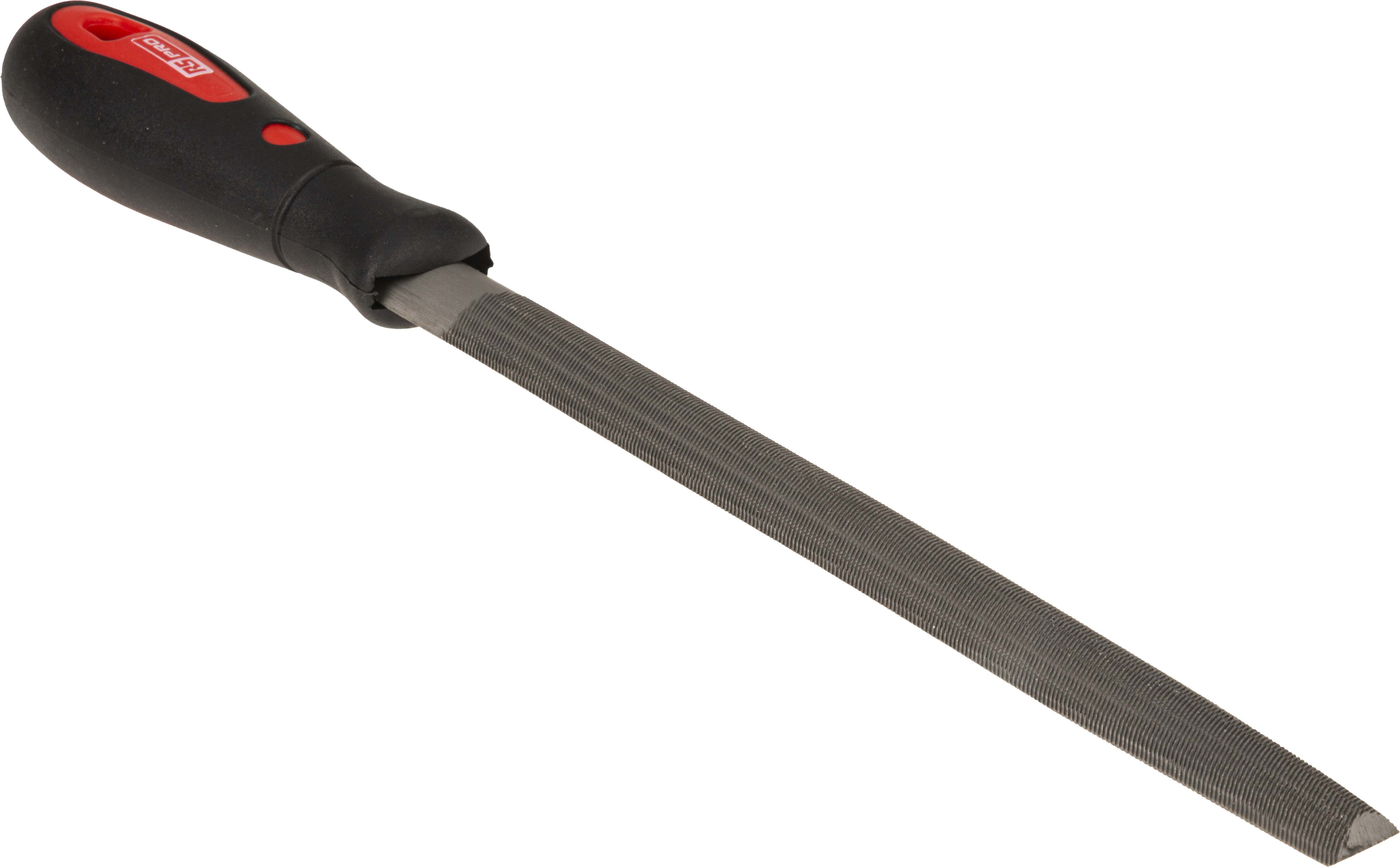RS PRO 200mm, Second Cut, Half Round Engineers File With Soft-Grip Handle