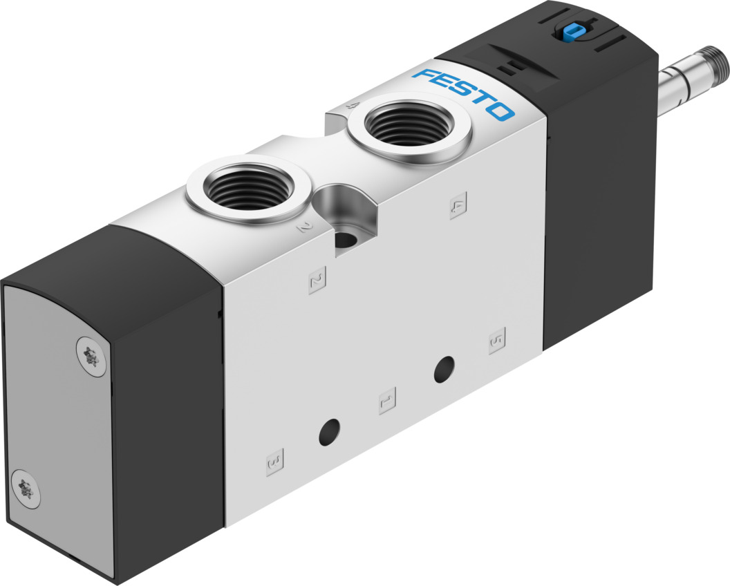 Festo 5/2 Pneumatic Solenoid Valve - Electrical G 3/8 VUVS Series, 575602