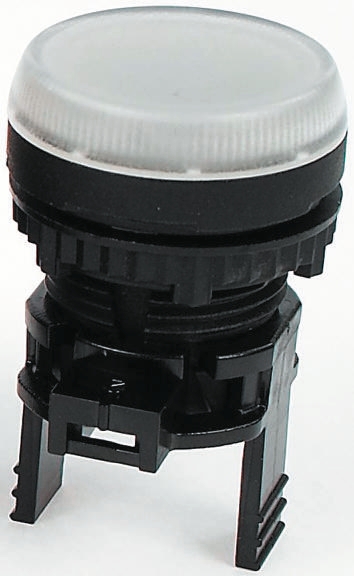 BACO White Pilot Light Head, 22mm Cutout BACO Series
