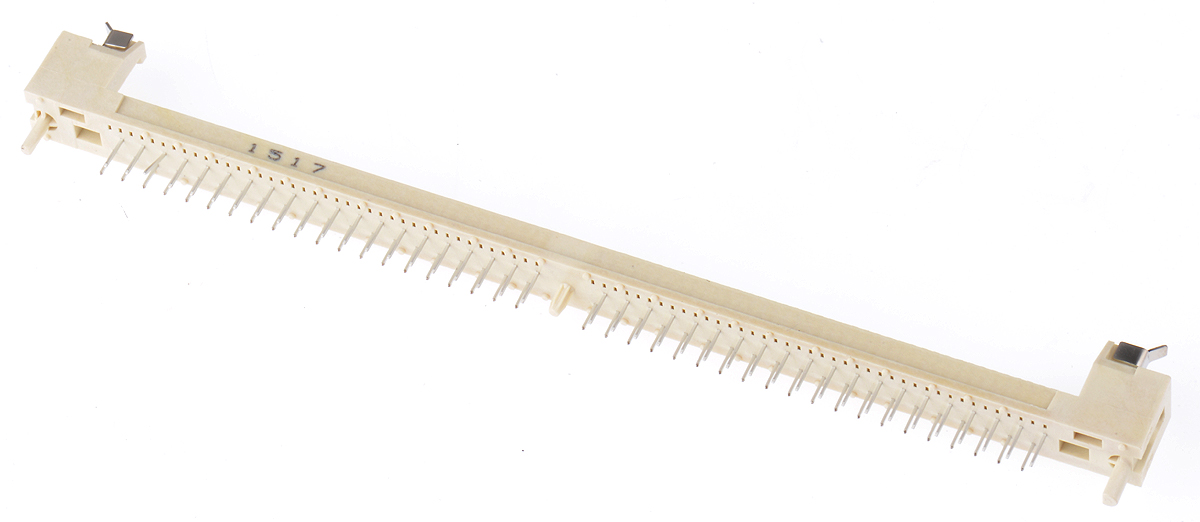TE Connectivity 2.54mm Pitch 80 Way, Straight Through Hole Mount SIMM Socket