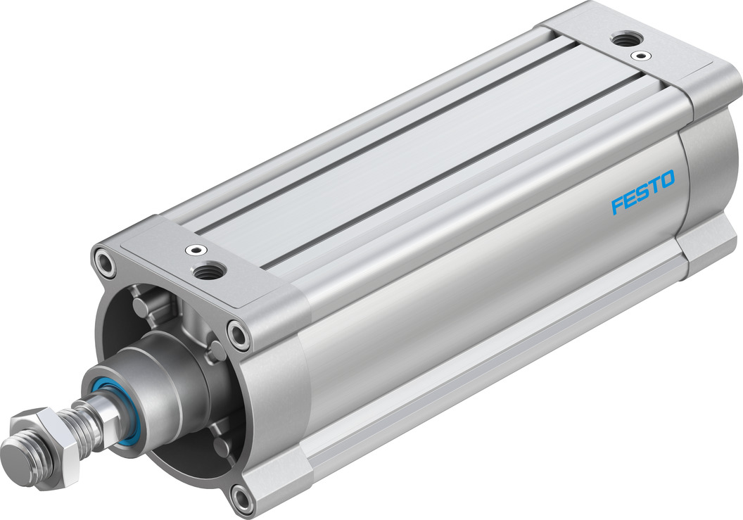 Festo Pneumatic Piston Rod Cylinder - 1804964 125 mm Bore, 250 mm DSBC-125-250-PPVA-N3 Series, Double Acting Acting