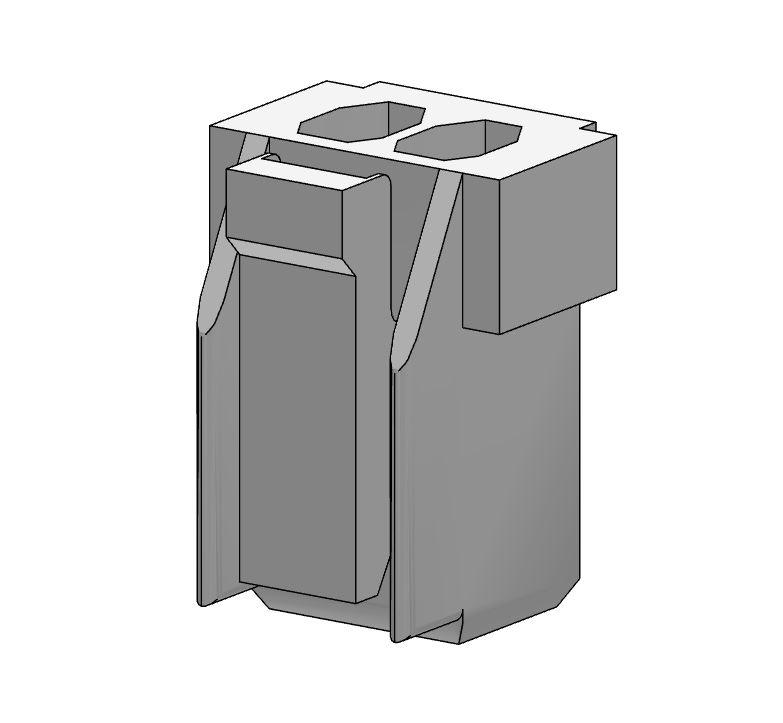 Molex Receptacle Crimp Connector Housing, 2.5mm Pitch, 2 Way, 1 Row